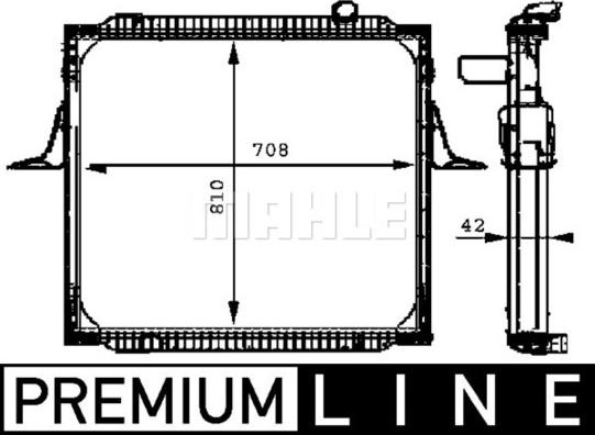 MAHLE CR 699 000P - Radiators, Motora dzesēšanas sistēma ps1.lv