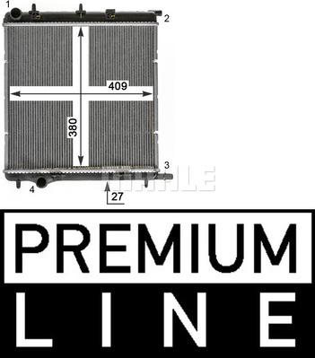 MAHLE CR 1988 000P - Radiators, Motora dzesēšanas sistēma ps1.lv