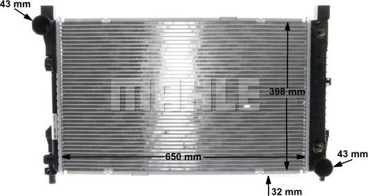 MAHLE CR 1478 000S - Radiators, Motora dzesēšanas sistēma ps1.lv