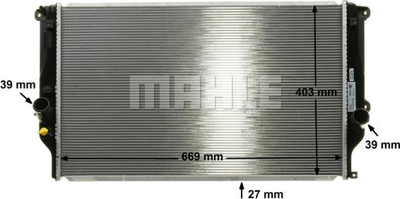 MAHLE CR 1082 000S - Radiators, Motora dzesēšanas sistēma ps1.lv