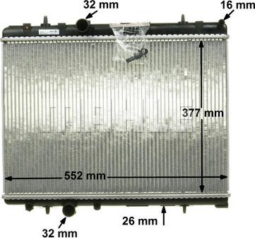 MAHLE CR 1144 000P - Radiators, Motora dzesēšanas sistēma ps1.lv