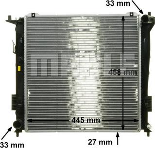 MAHLE CR 1367 000P - Radiators, Motora dzesēšanas sistēma ps1.lv