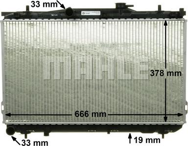 MAHLE CR 1313 000P - Radiators, Motora dzesēšanas sistēma ps1.lv