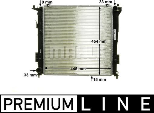 MAHLE CR 1320 000P - Radiators, Motora dzesēšanas sistēma ps1.lv