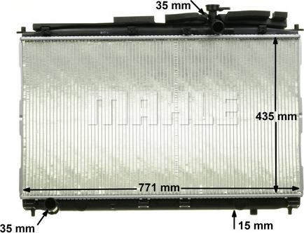 MAHLE CR 1323 000P - Radiators, Motora dzesēšanas sistēma ps1.lv