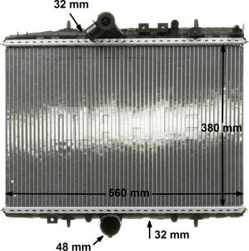 MAHLE CR 883 000P - Radiators, Motora dzesēšanas sistēma ps1.lv