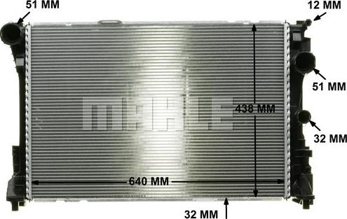 MAHLE CR 83 000P - Radiators, Motora dzesēšanas sistēma ps1.lv