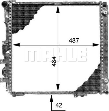 MAHLE CR 339 000P - Radiators, Motora dzesēšanas sistēma ps1.lv