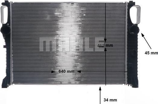 MAHLE CR 37 000S - Radiators, Motora dzesēšanas sistēma ps1.lv