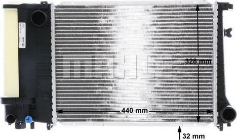 MAHLE CR 264 000S - Radiators, Motora dzesēšanas sistēma ps1.lv