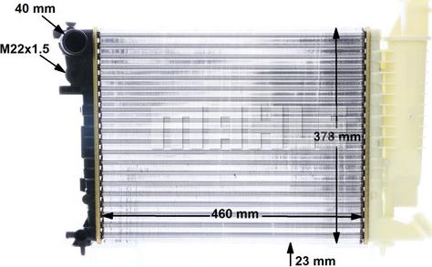 MAHLE CR 2205 000S - Radiators, Motora dzesēšanas sistēma ps1.lv