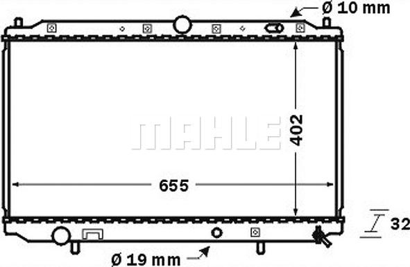 MAHLE CR 752 000S - Radiators, Motora dzesēšanas sistēma ps1.lv