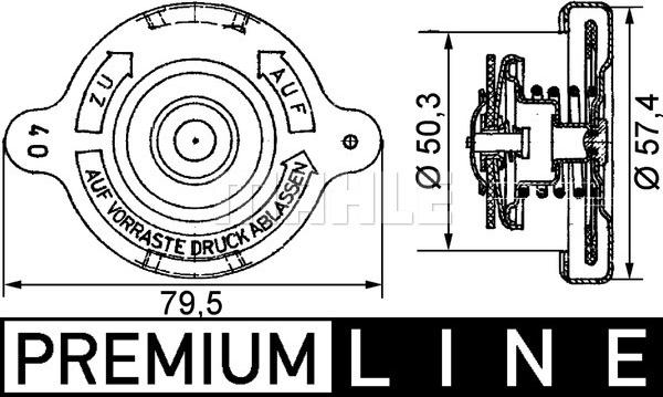 MAHLE CRB 13 000P - Vāciņš, Radiators ps1.lv