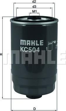 MAHLE KC 504 - Degvielas filtrs ps1.lv