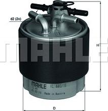 MAHLE KL 440/18 - Degvielas filtrs ps1.lv