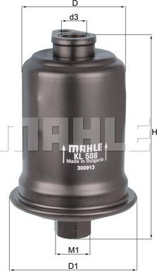 MAHLE KL 508 - Degvielas filtrs ps1.lv