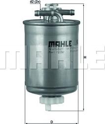 MAHLE KL 103 - Degvielas filtrs ps1.lv