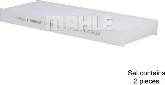 MAHLE LA 921/S - Filtrs, Salona telpas gaiss ps1.lv