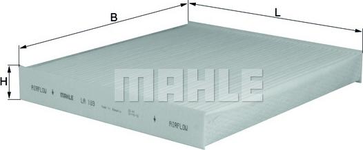 MAHLE LA 189 - Filtrs, Salona telpas gaiss ps1.lv