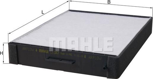 MAHLE LA 347 - Filtrs, Salona telpas gaiss ps1.lv