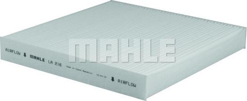 MAHLE LA 216 - Filtrs, Salona telpas gaiss ps1.lv