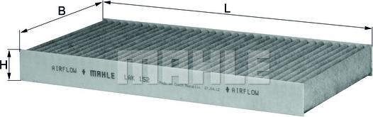 MAHLE LAK 152 - Filtrs, Salona telpas gaiss ps1.lv