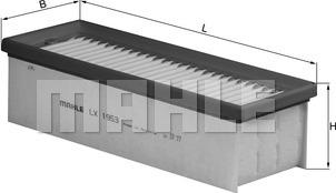 MAHLE LX 1953 - Gaisa filtrs ps1.lv