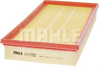 MAHLE LX 1722 - Gaisa filtrs ps1.lv