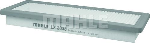 MAHLE LX 2033 - Gaisa filtrs ps1.lv