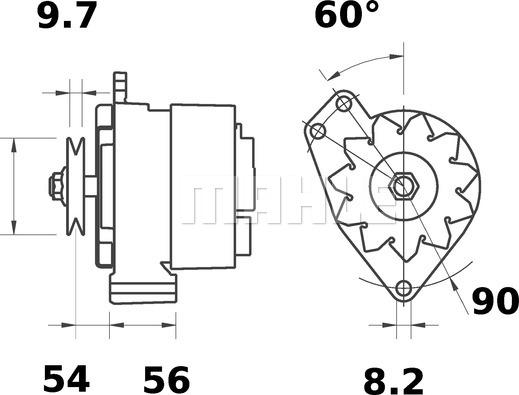 MAHLE MG 457 - Ģenerators ps1.lv