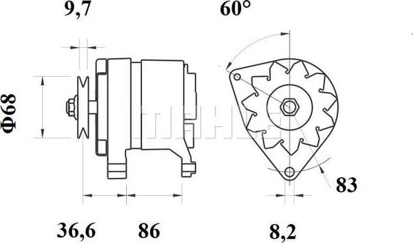 MAHLE MG 426 - Ģenerators ps1.lv