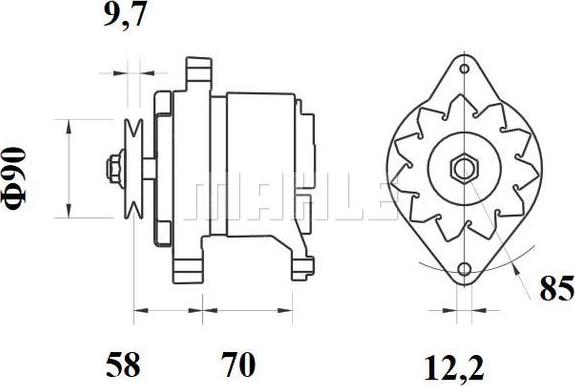 MAHLE MG 42 - Ģenerators ps1.lv