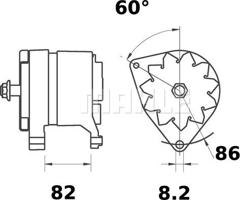 MAHLE MG 541 - Ģenerators ps1.lv