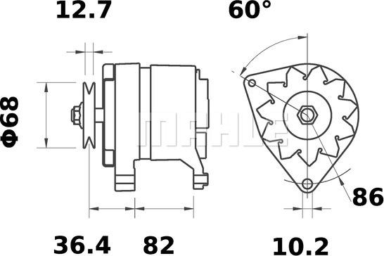 MAHLE MG 550 - Ģenerators ps1.lv