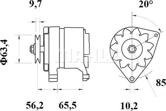 MAHLE MG 514 - Ģenerators ps1.lv