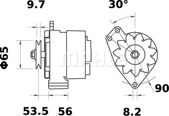 MAHLE MG 512 - Ģenerators ps1.lv