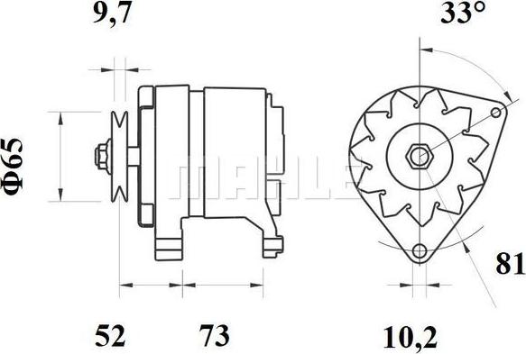 MAHLE MG 535 - Ģenerators ps1.lv