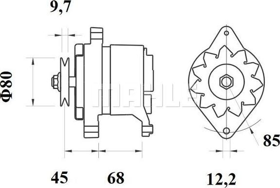 MAHLE MG 150 - Ģenerators ps1.lv