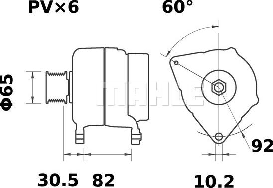 MAHLE MG 10 - Ģenerators ps1.lv