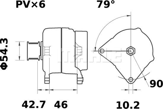 MAHLE MG 11 - Ģenerators ps1.lv