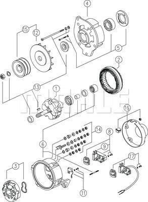 MAHLE MG 470 - Ģenerators ps1.lv