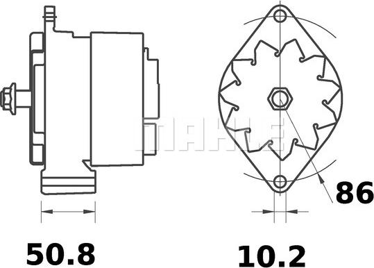 MAHLE MG 84 - Ģenerators ps1.lv