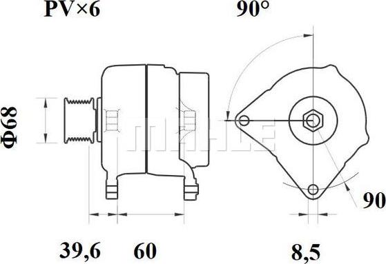 MAHLE MG 291 - Ģenerators ps1.lv