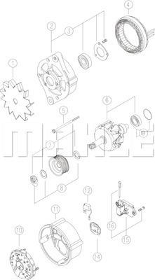 MAHLE MG 209 - Ģenerators ps1.lv