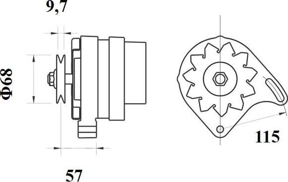 MAHLE MG 205 - Ģenerators ps1.lv