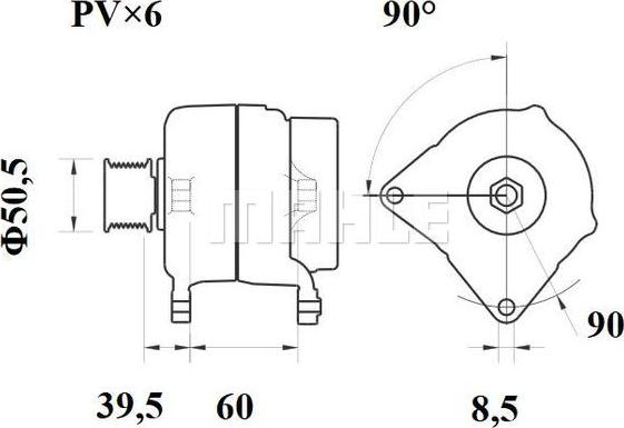 MAHLE MG 202 - Ģenerators ps1.lv