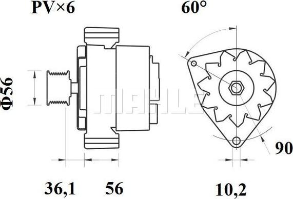 MAHLE MG 22 - Ģenerators ps1.lv