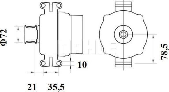 MAHLE MG 797 - Ģenerators ps1.lv