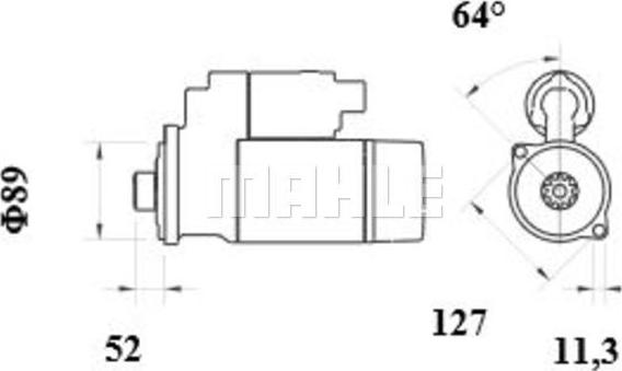 MAHLE MS 969 - Starteris ps1.lv