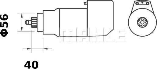 MAHLE MS 491 - Starteris ps1.lv